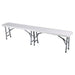 Panca Giardino Pieghevole 'Catering' Fiere Camping Cm 183X28 H 44 Cm