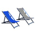 SDRAIO RECLINABILE  cm. 98x68xh.106 - telo blu