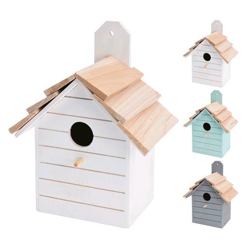 CASETTA PER UCCELLINI In legno cm 16 x 11 x h.22