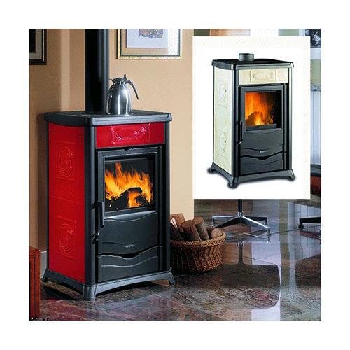 Nordica Termostufa A Legna 'Termorossella Plus Evo Dsa' Colore Pergamena 13,5 Kw