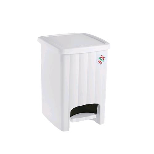 STEFANPLAST PATTUMIERA A PEDALE 'MARGHERITA'  Lt. 20 - col. bianco