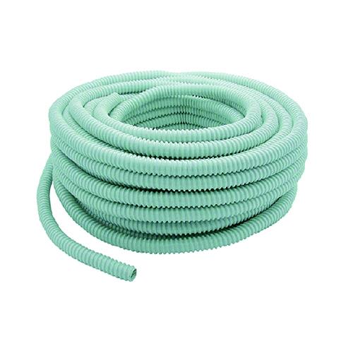 Guaina Flessibile Grigia Plastificata Con Spirale In Pvc Antiurto Ø 16 - Mt. 30