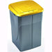 PATTUMIERA per RACCOLTA DIFFERENZIATA Colore GIALLO 45 Litri ECOBIN 37x36x51 cm
