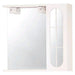 SPECCHIERA DA BAGNO PENSILE SINGOLO 'INA' cm 57 x 16 x h.57 - laccato bianco