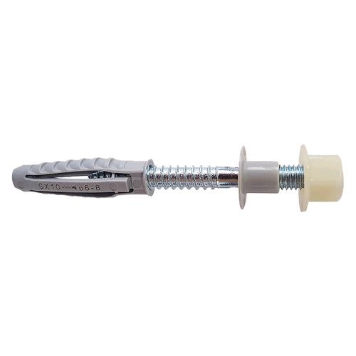 TASSELLO FISSAGGIO CASSETTE DI SCARICO A PARETE 'WDC' Ø 10 x 50 - M8 x 80 mm