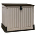 BAULE PORTA ATTREZZI DA ESTERNO 'MIDI' cm.130 x 74 x H.110 - beige/marrone
