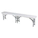 Panca Pieghevole 'Catering' Cm 183 X  28 H 44 Cm - Col.Marrone