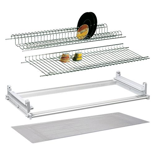 SCOLAPIATTI PER PENSILE IN KIT lunghezza cm. 86