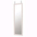 SPECCHIO DA PORTA CON 2 GANCI CM.36X2X136H colore BIANCO