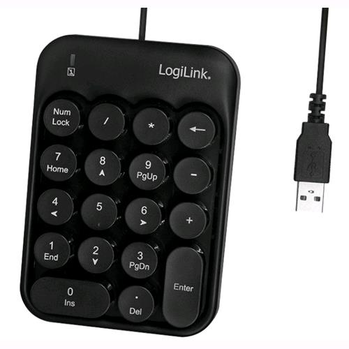Logilink Tastierino Numerico USB Compatto 18 tasti