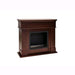 Xone Biocamino jacob noce con maxi bruciatore da 3,5 Litri 110x37x102cm 