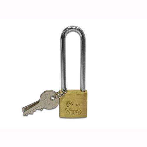 Lucchetto ad Arco Lungo in Ottone Viro Fai Art. 553.64 Misura 30 mm Arco 64 mm