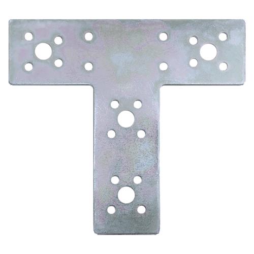 GIUNZIONE A 'T' mm 150 x 127 x 38 - sp.2 -foro Ø 11