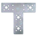 GIUNZIONE A 'T' mm 150 x 127 x 38 - sp.2 -foro Ø 11