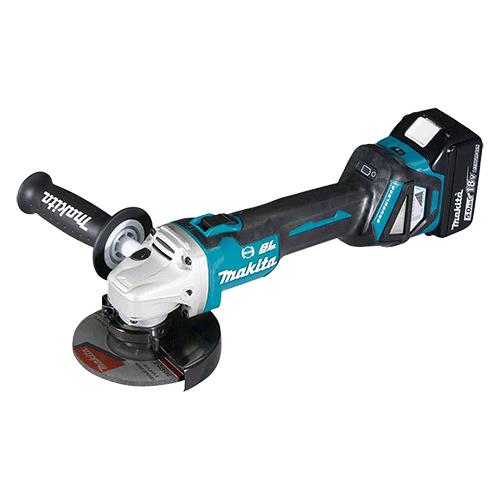 SMERIGLIATRICE ANGOLARE 'DGA513RTJ' 18V batt.5,0 Ah Litio - Ø 125 mm