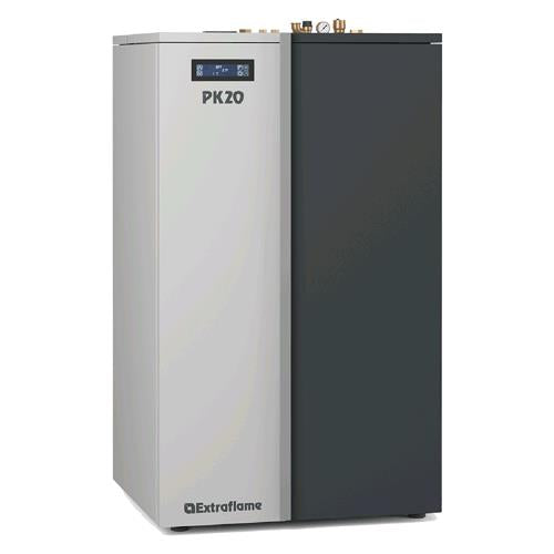 CALDAIA A PELLET 'PK 20' grigio chiaro/antracite