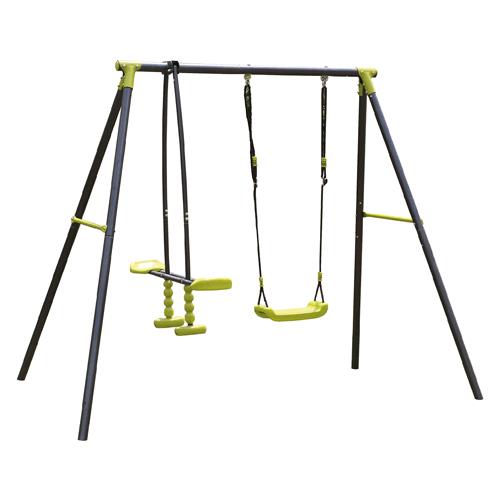 ALTALENA CON CAVALCABILE 'BABY SWING SET' 3 posti - cm 256 x 136 x h 180