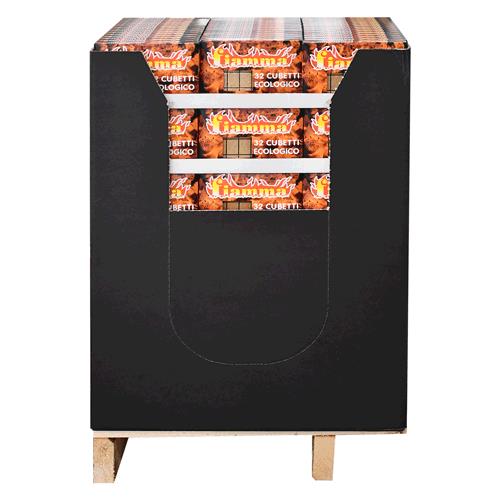 ESPOSITORE ACCENDIFUOCO ECOLOGICO 'FIAMMA' 32 CUBI 270 confezioni