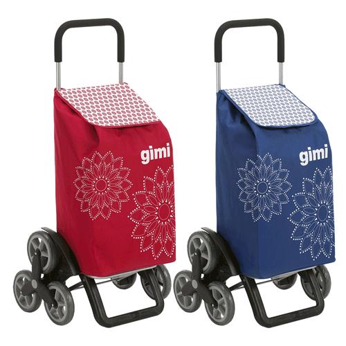 TROLLEY PORTASPESA 'TRIS FLORAL' colore rosso