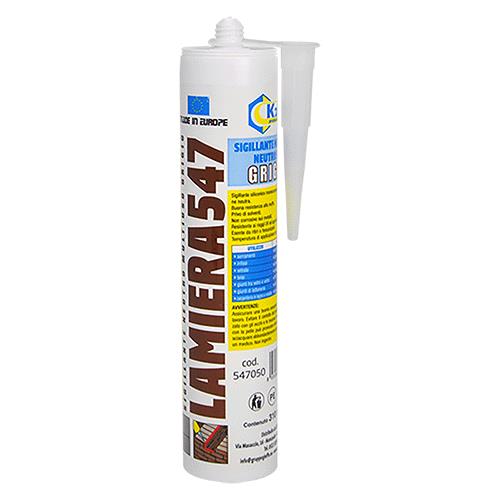 SILICONE NEUTRO PER LATTONERIA  'K2F' RAL 8011 testa di moro ml 310