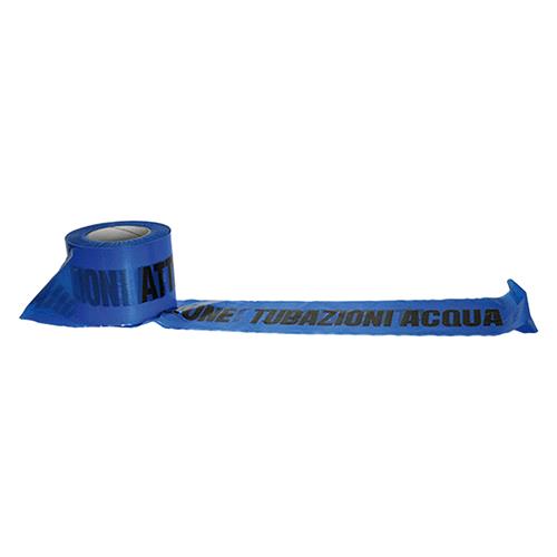 Nastro Segnaletico Per 'Tubazioni Acqua' Cm 10 X Mt 200