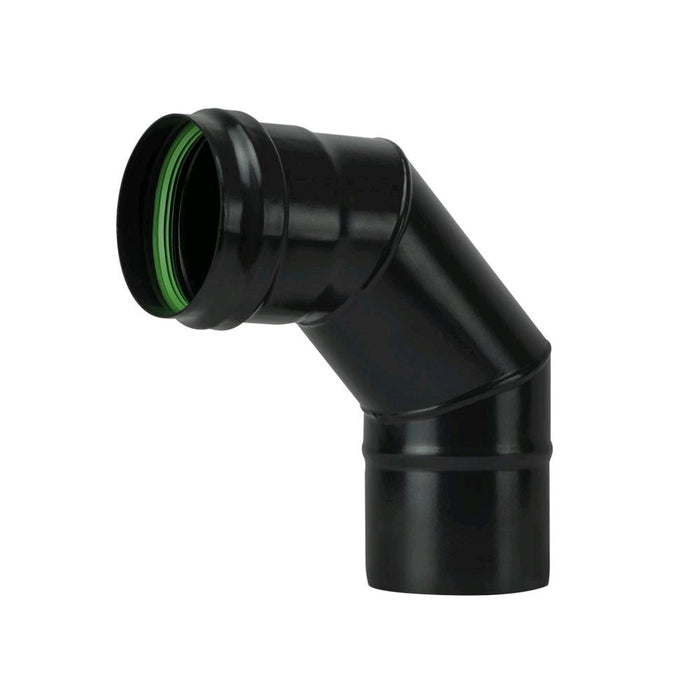 Gomito 90° per Stufa a Pellet Acciaio rivestito con smalto porcellanato 8 Ø cm - PN803